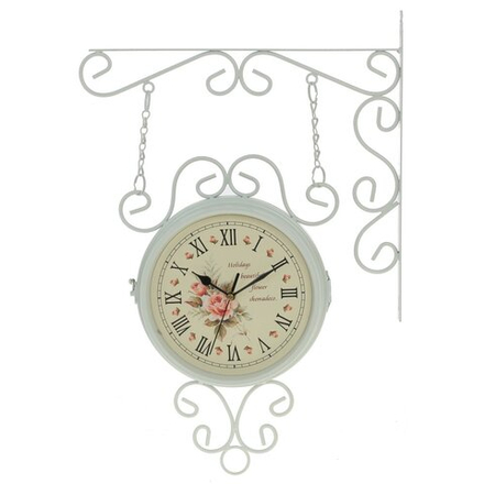 GAEM Часы настенные декоративные двусторонние, L37 W9 H52 см, (2xАА не прилаг.)