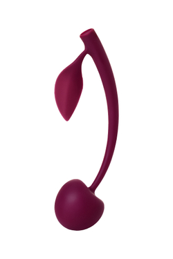 Вагинальный шарик JOS WILD CHERRY, силикон, бордовый, 13 см