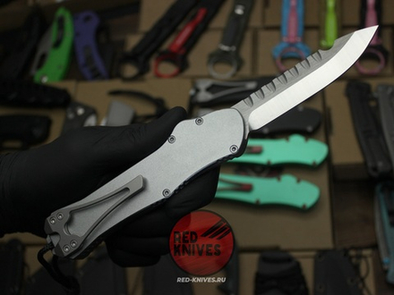Нож Heretic Hydra V4 Single Edge S/E Standard SilverGray - светлая рукоять, светлый клинок