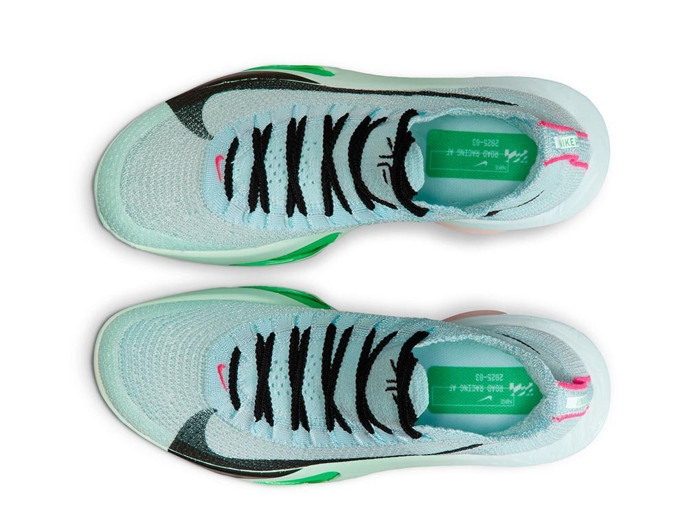 Кроссовки для бега женские Nike Air Zoom Alphafly 3 W Голубо-Розовые