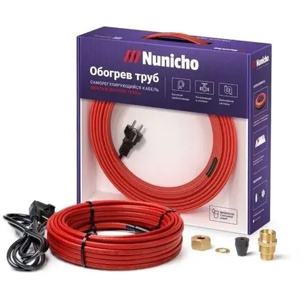 Кабель Саморегулирующийся MICRO10-2CR ( NUNICHO, 10 Вт/пог.м , пр.Южная Корея) Внут.