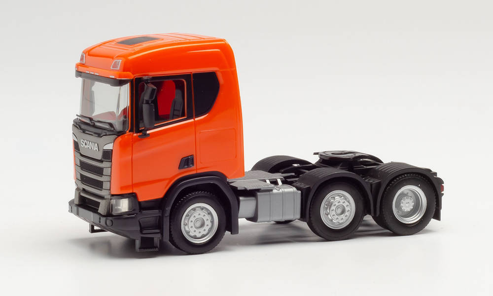 Тягач SCANIA CR XT ND 4-х осн., оранжевый