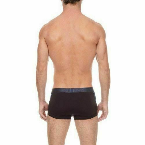 Мужские трусы Боксеры черные 2xist oblique stripes Boxer BLACK