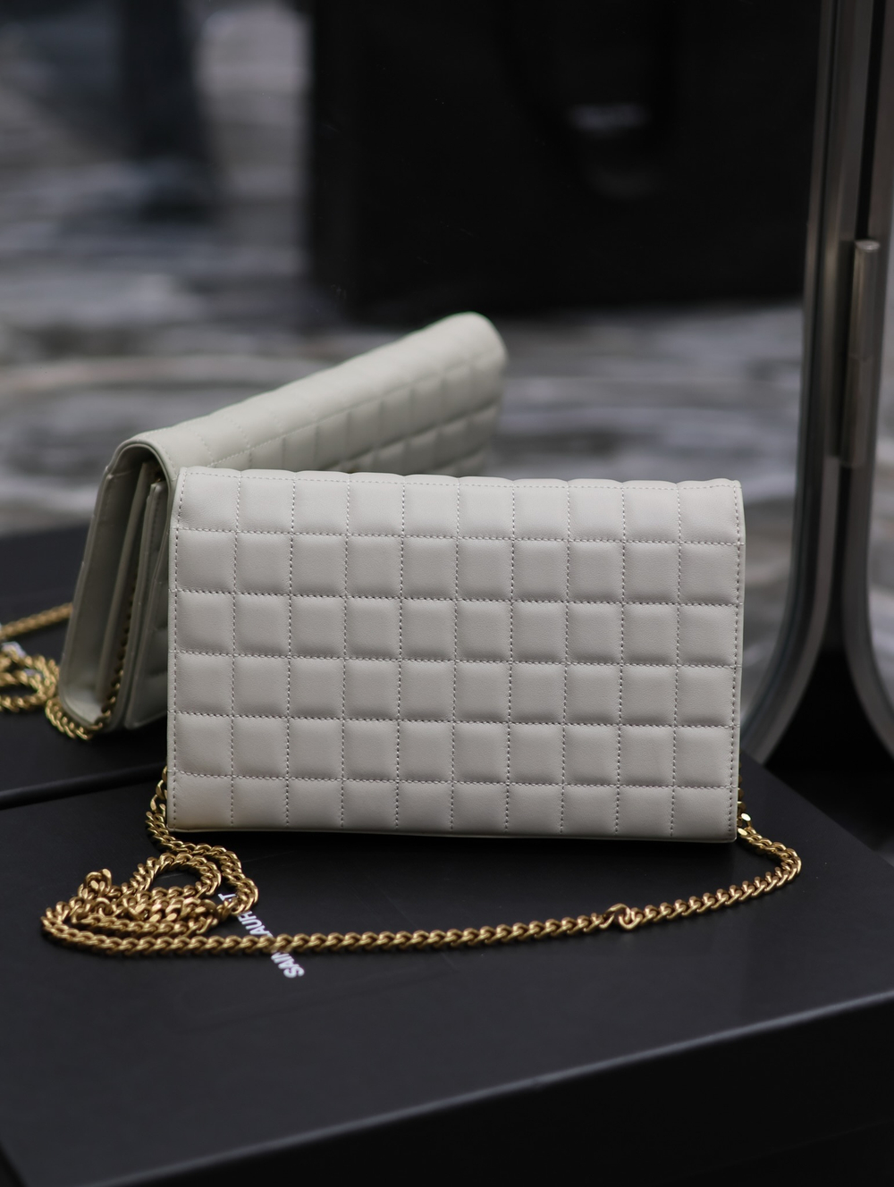 Saint Laurent Cassandre Chain Wallet 23 cm