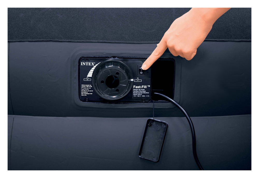 Intex Pillow Rest Raised Bed, 99х191х(42)47 см