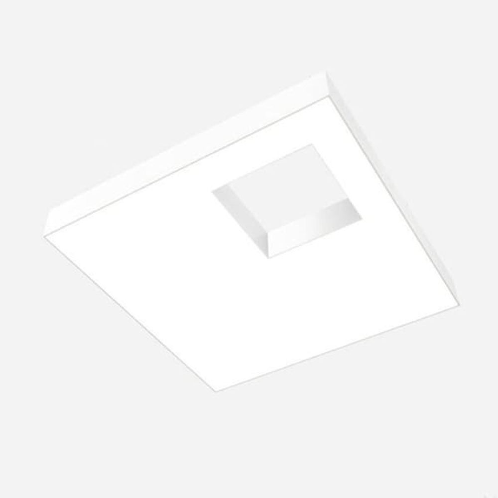 Светильник светодиодный накладной квадрат с отверстием CUADRA-HOLE-03 650х650х100 55 Вт 5000K белый