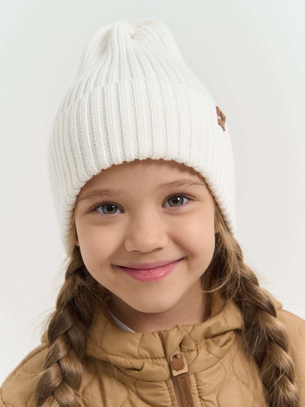 Шапка хлопковая однослойная "Молоко"