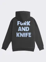 Худи Hardlunch F&K на молнии темно-серый