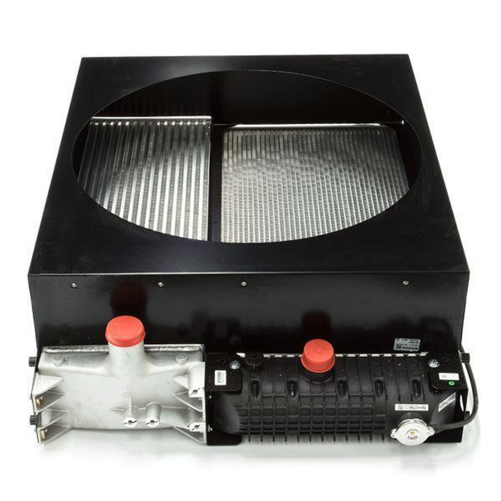 Радиатор в сборе с интеркуллером, диффузором, защитными сетками, вентилятором 2485C519, патрубками и  крепежом / RADIATOR АРТ: NS10031РО