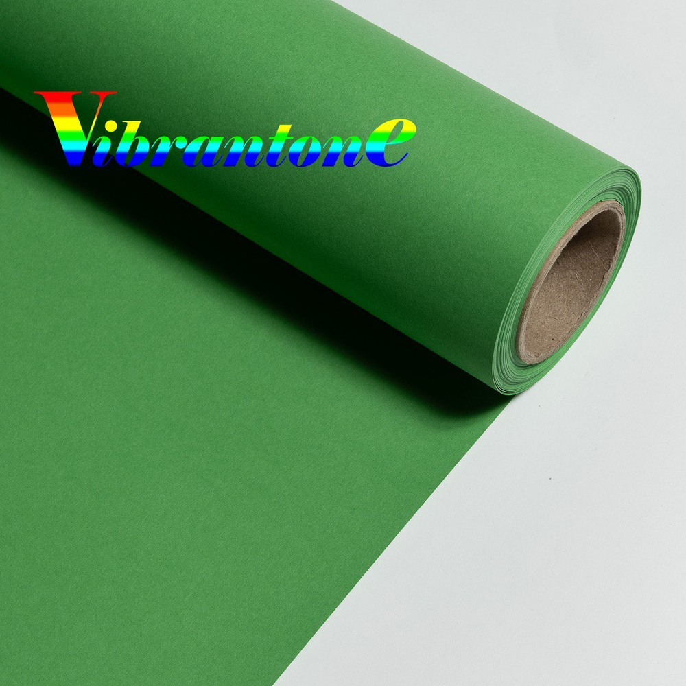 Фон бумажный Vibrantone 1,35х6м Greenscreen 25 зеленый