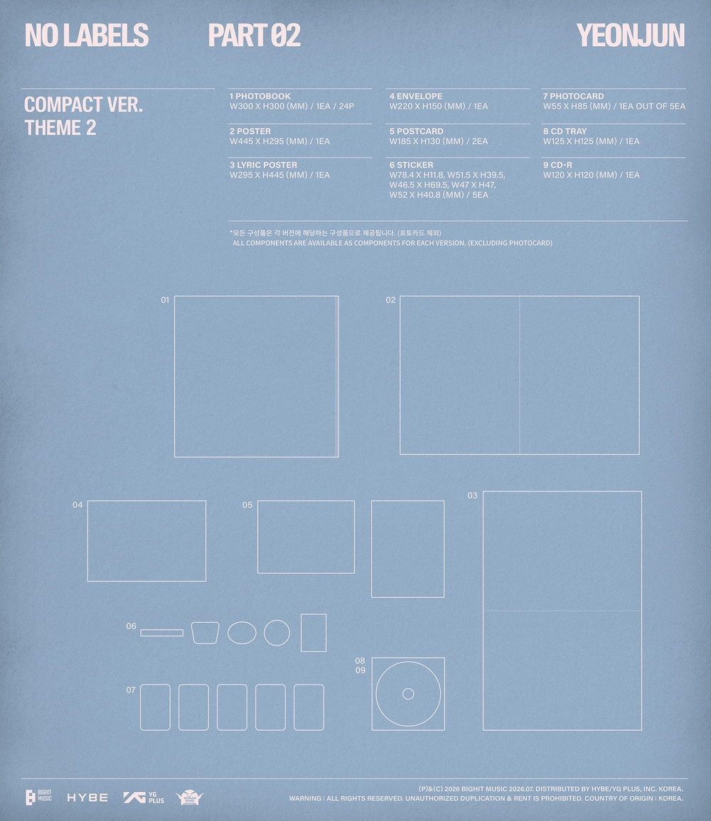 Альбом YEONJUN - NO LABELS: PART 02 [Compact Ver.]