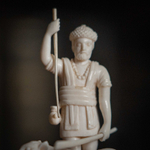 Французская резьба по кости «Охотник или укротитель тигра»