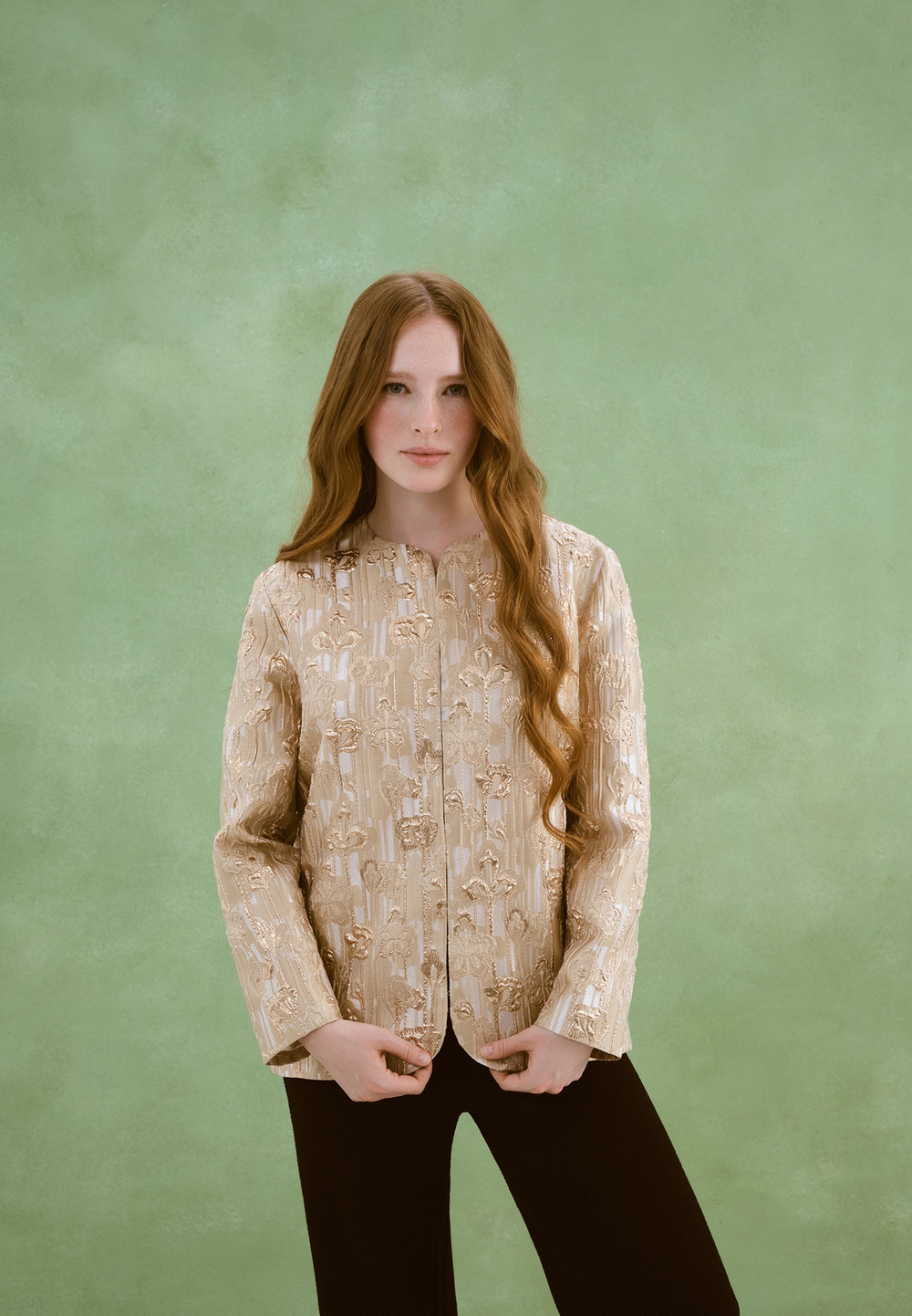 Gold clover jacket