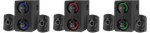 Колонки Defender Eclipse (2.1) - Black, 40Вт (2х10+20) RMS, 40Hz-20kHz, SD, USB, FM, MP3, LED