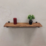 Настенные полки из натурального дерева в стиле Лофт