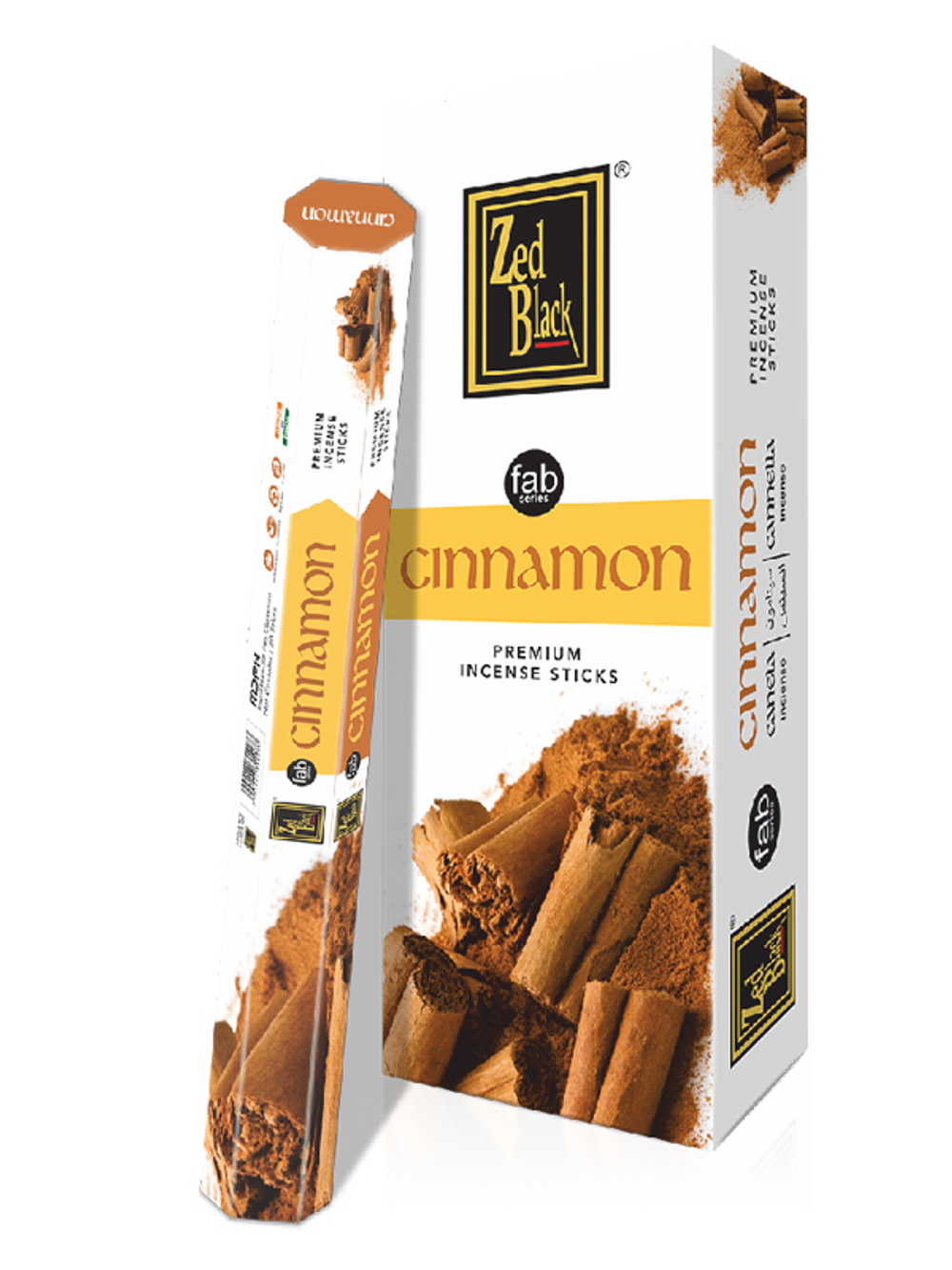 Zed Black Fab Series Cinnamon шестигранник Благовоние Корица