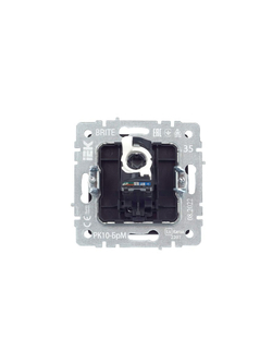 Розетка компьютерная СП RJ45 кат.5E BRITE РК10-БрМ механизм маренго IEK BR-K10-1-K35