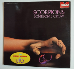 Винтажная виниловая пластинка LP Scorpions Lonesome Crow (Germany 1974)