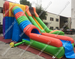 Надувная водная горка для бассейна «Красочный спуск» 12*6*6 м
