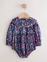 Платье-песочник и колготки в комплекте для девочек Next AN7-955, Темно-синий