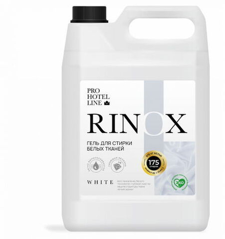 PRO-BRITE RINOX WHITE гель для стирки белых тканей, 5 л