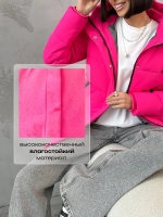 Куртка весенняя удлиненная с капюшоном