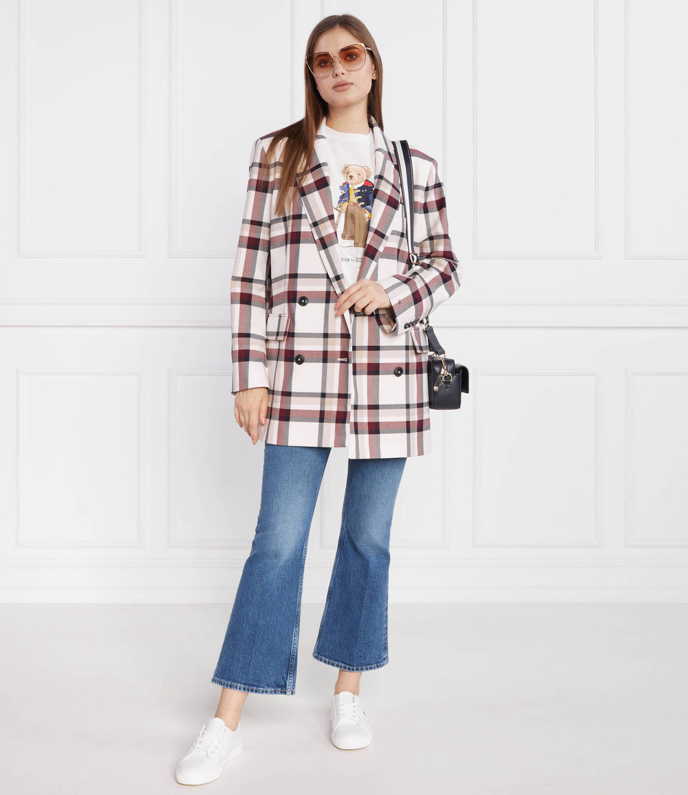 Пиджак GLOBAL STRIPE CHECK DB Tommy Hilfiger - белый(WW0WW40052)