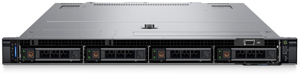 Сервер Dell PowerEdge R450 (up to 4x3.5″ SAS/SATA) rack 1U / iDRAC9 Enterprise / Rails / Bezel / 3Y WR / 1 x Intel Xeon Silver 4316 20C 150W 2.3GHz / 2 x 32GB RDIMM, 3200MT/s, Dual Rank, 16Gb BASE x8 / 3 x 960GB SSD SATA MU 6Gbps 2.5" in 3.5" Carrier / 1