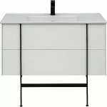 Тумба с раковиной Allen Brau Reality 100 1.32007.WM белый матовый