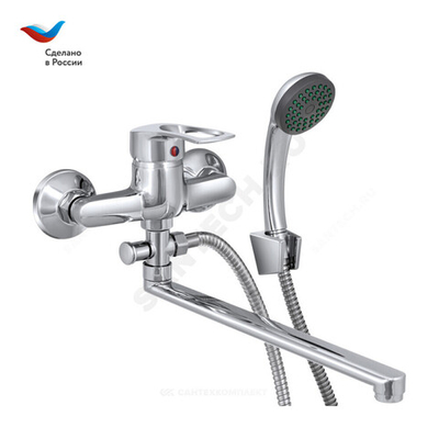 Смеситель для ванны с душем одноручный Прораб Ц-серия Славен СЛ-ОД-Ц31