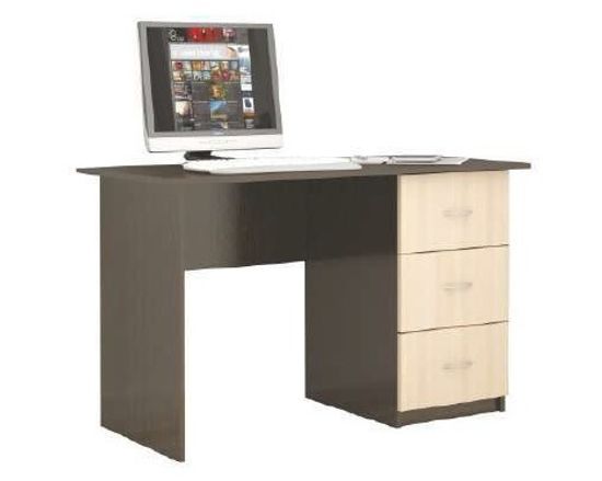 Стол письменный СИТИ-1 венге / дуб молочный