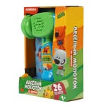 Веселый молоток "Ми-ми-мишки" 26 песен, мелодий, фраз и звуков.свет.коробка бат. (Умка)