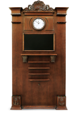 Киевница Морская К-21 с часами ясень мдф (№4)