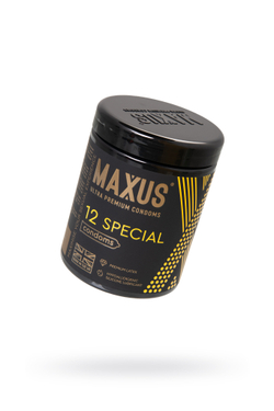 Презервативы MAXUS X-Edition Точечно-ребристые с железным кейсом, 12 шт
