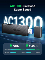 Wi-Fi Беспроводной сетевой адаптер 2.4GHz/5GHz, UGREEN 50340