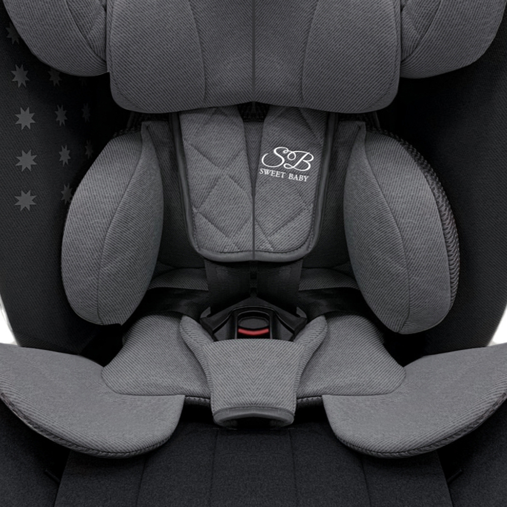 Автокресло (0-36) Sweet Baby Fortuna 360 SPS Isofix Grey/Black