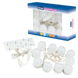 ULM-F50-8W-SW-10-DIM IP20 WHITE Светильник светодиодный. с диммером. Серия Backstage. Теплый свет3000К-Белый свет4000К-Дневной свет6500К. Белый. TM Uniel