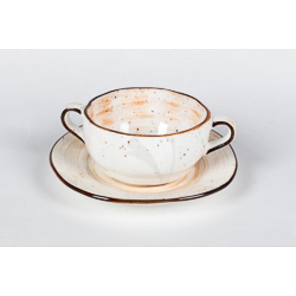 Бульонная пара 300 мл d 10,2 см h5,6 см Desert Fusion P.L. Proff Cuisine [4]