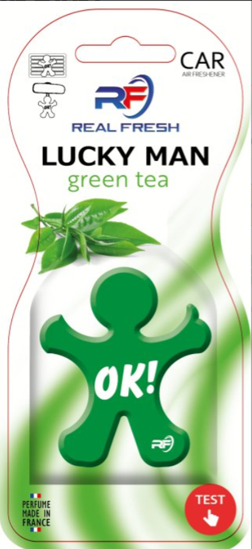 АРОМАТИЗАТОР REAL FRESH LUCKY MAN GREEN TEA