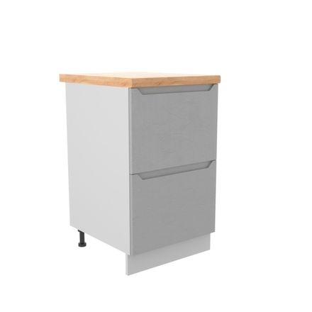 Кухня Модуль СК2 500 Тренто Штукатурка серая