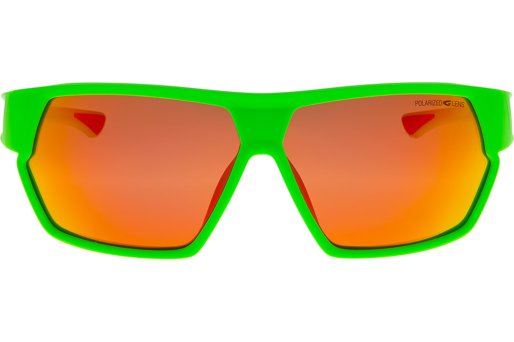 Спортивные очки GOG G1 / Matt Neon Green-Red / Polarized Red Lens
