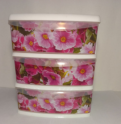 Универсальный бокс средний ДЕКО (3секции)