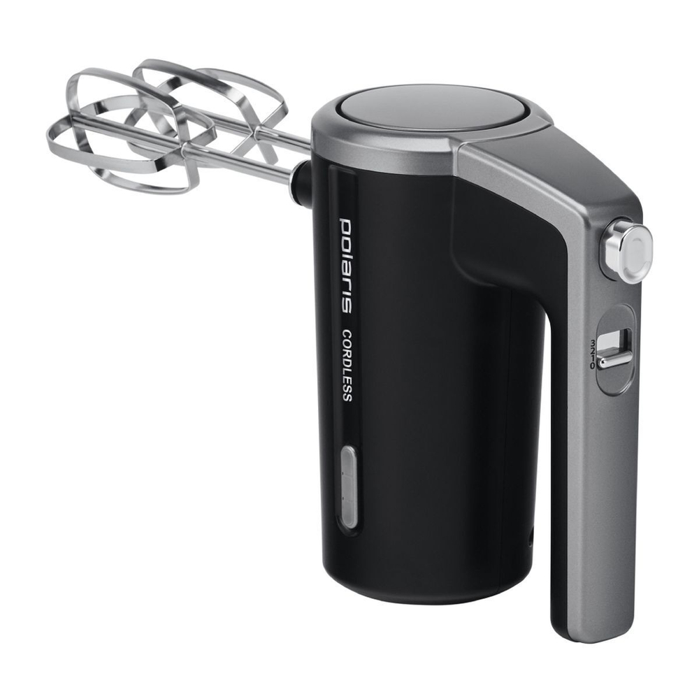 Миксер ручной, Polaris, PHM 2024 CordLess, 200 Вт, 3 скор, чер