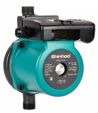 Циркуляционный насос SHINHOO PROMO 15-12A