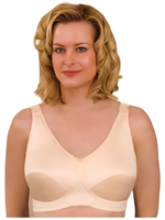 Бюстгальтер Comfort разгрузочный больших размеров без косточек,105Е бежевый