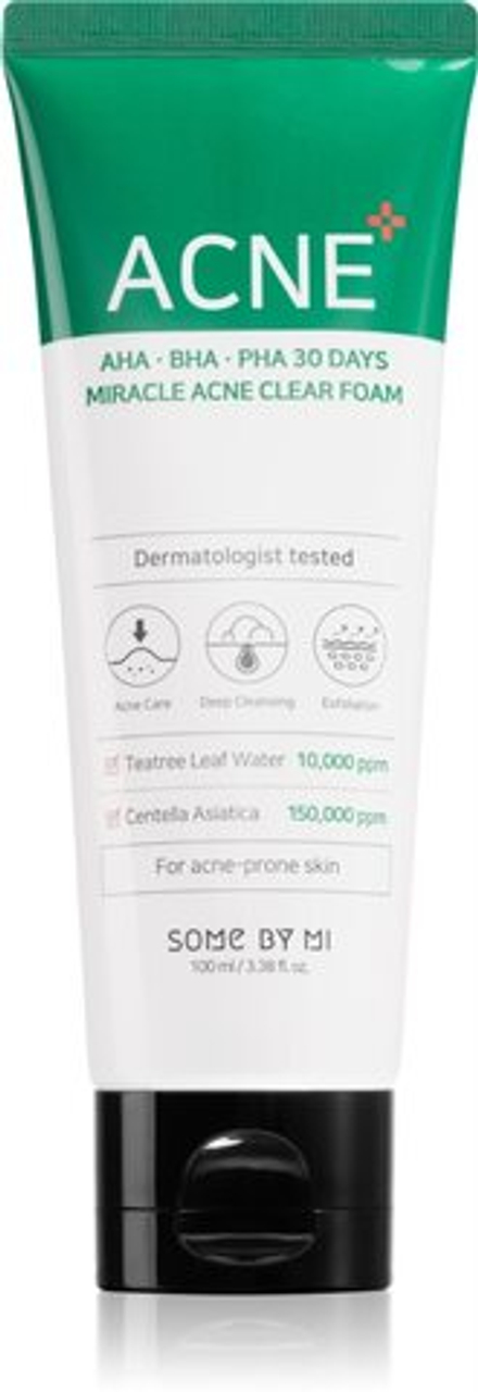 Some By Mi AHA∙BHA∙PHA 30 Days Miracle - пенка для глубокого очищения проблемной кожи /   100  ml  / GTIN 8809647390091