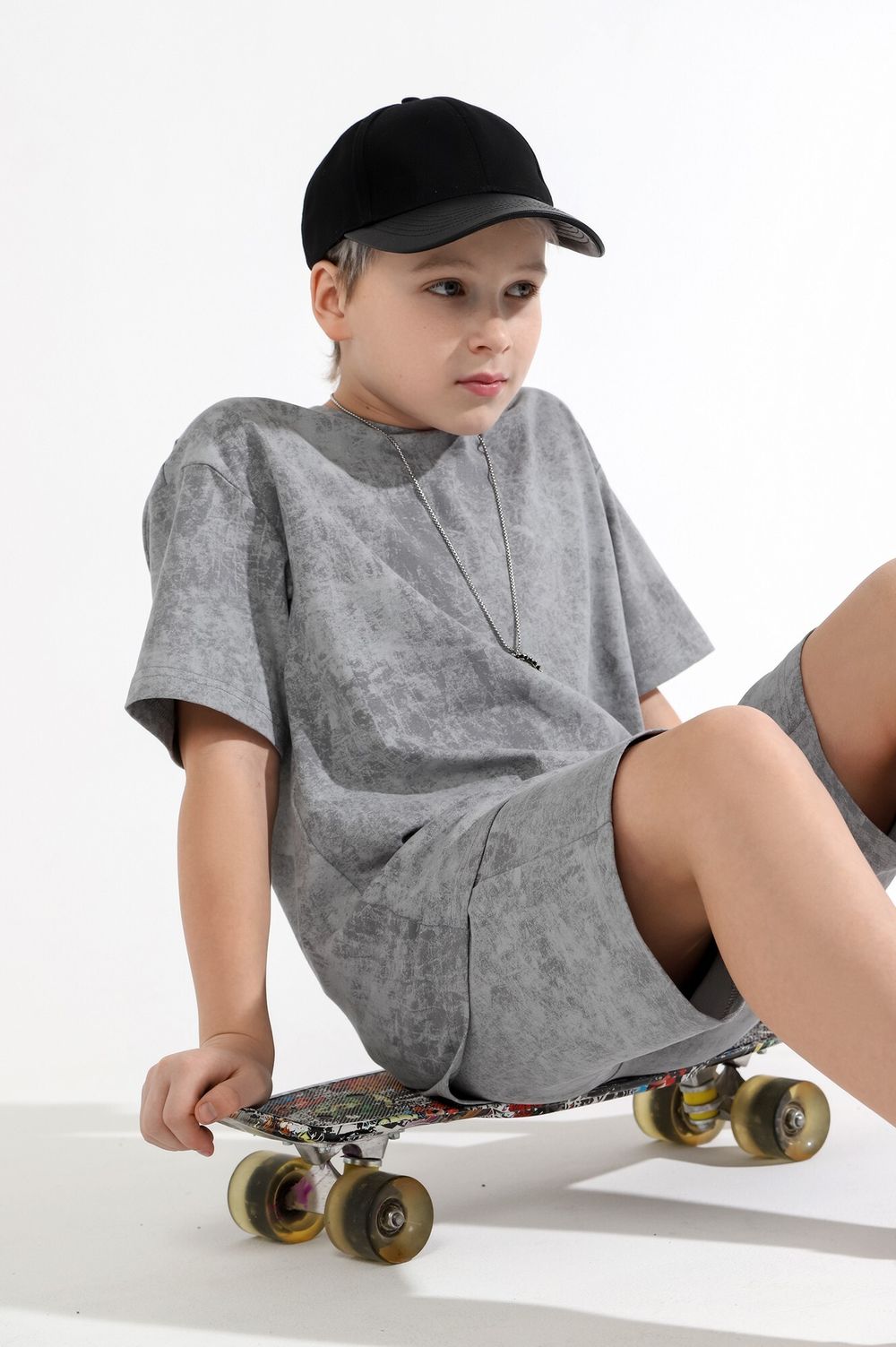 Костюм для мальчика Дым-1 Виотекс СЕРЫЙ