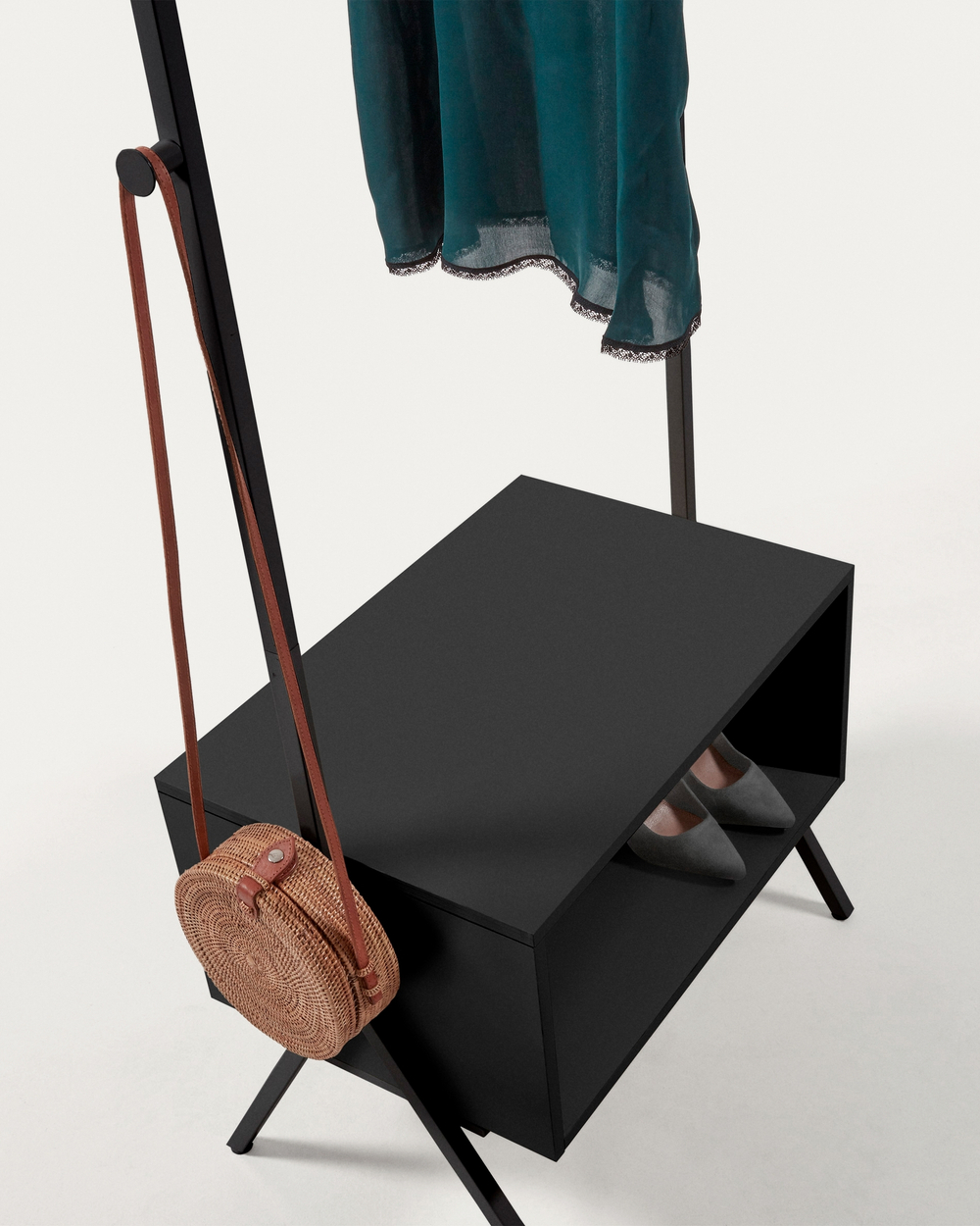 Вешалка Bently черный меламин