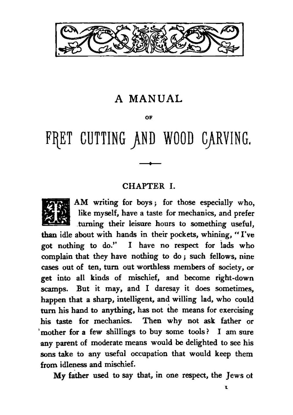 A manual of fret cutting and wood carving | Thomas Seaton