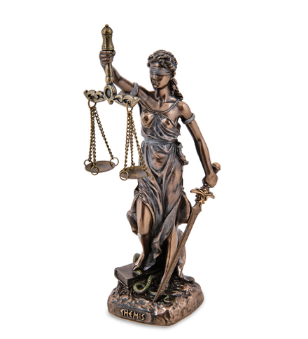 Veronese WS-1227 Статуэтка «Фемида - богиня правосудия»